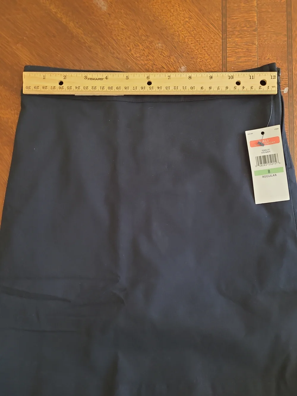 Tommy Hilfiger Girls Navy Blue A-line School Uniform Skirt Skort Size 8